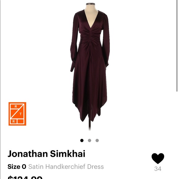 RTR JONATHAN SIMKHAI CASUAL DRESS - Picture 1 of 4
